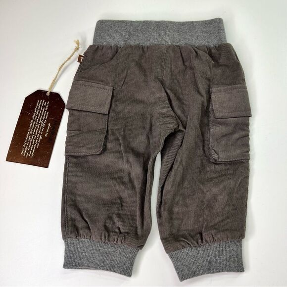 NEW Fore Axel & Hudson Log Cabin Flannel Shirt and Cargo Jogger Set 3/6M - Picture 5 of 9